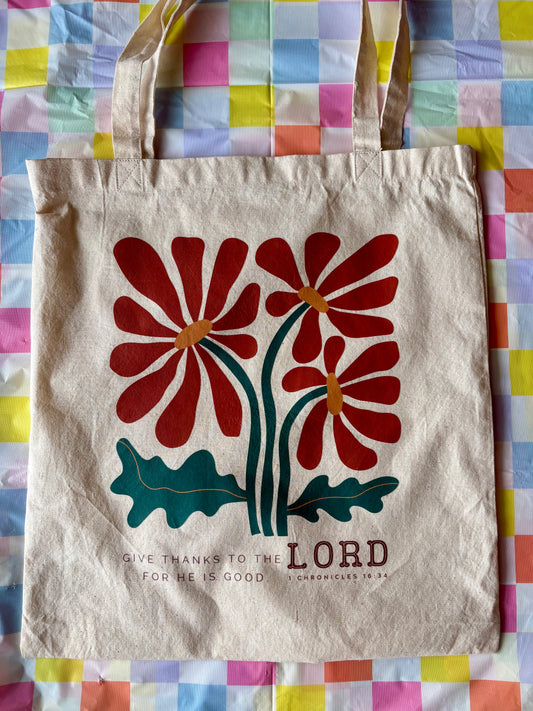 Give Thanks To The Lord Tote