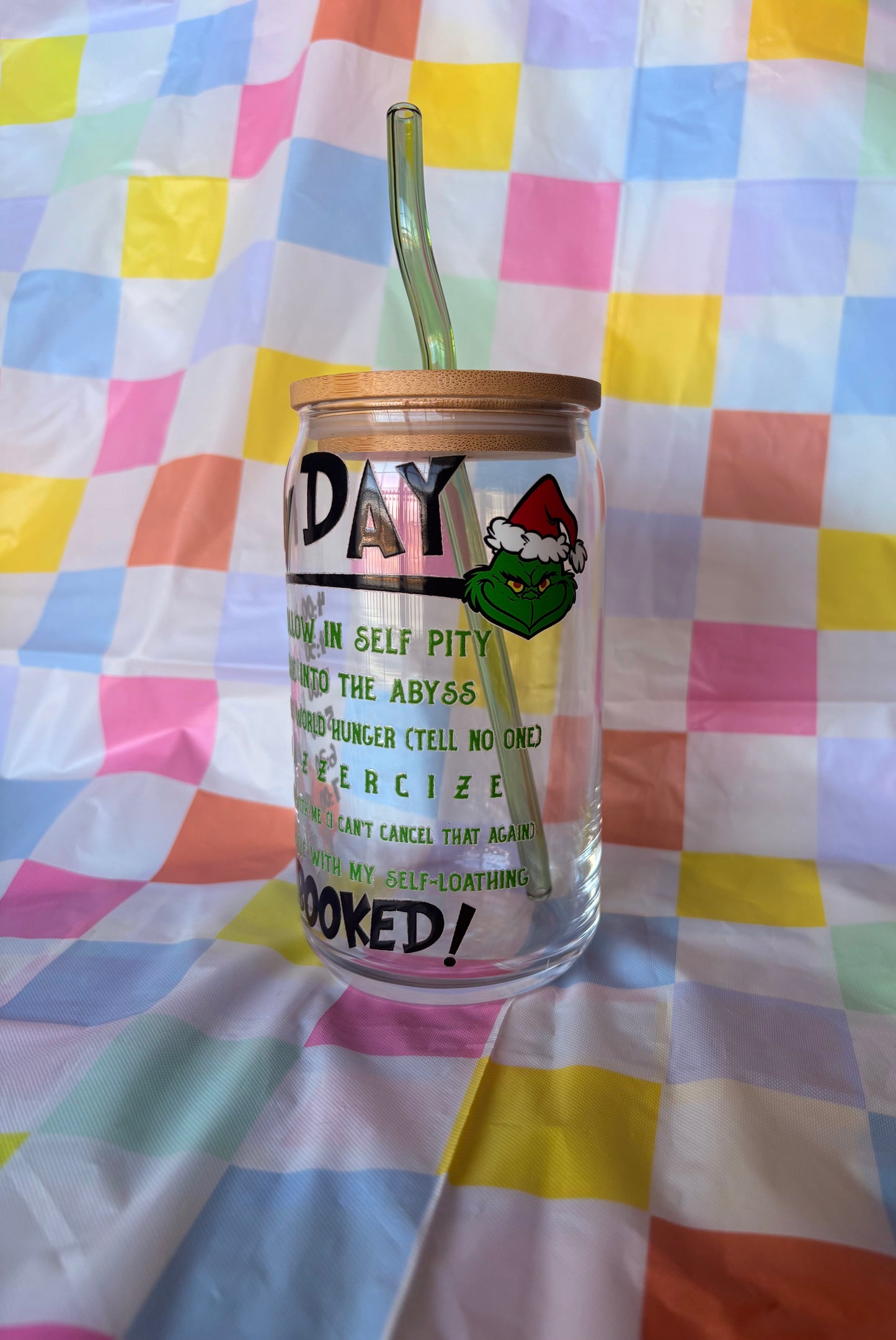 Grinch I'm Booked Libbey Cup