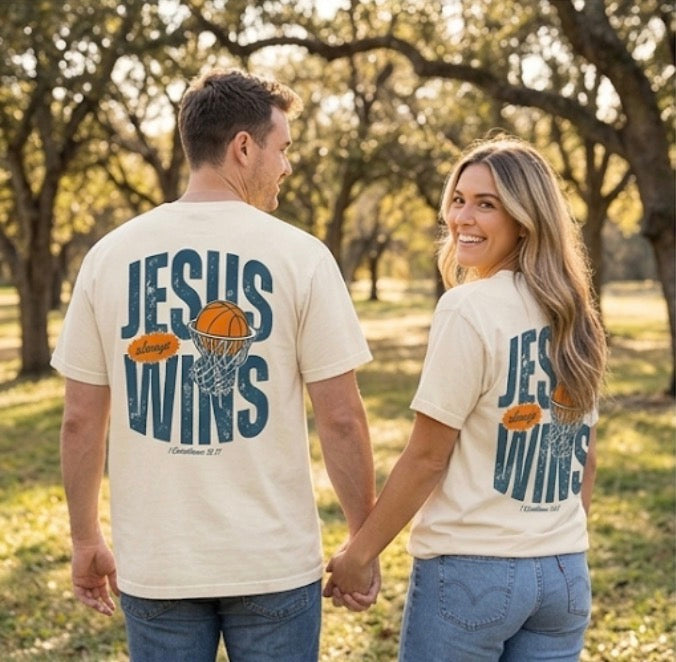 Jesus Always Wins Unisex Tee