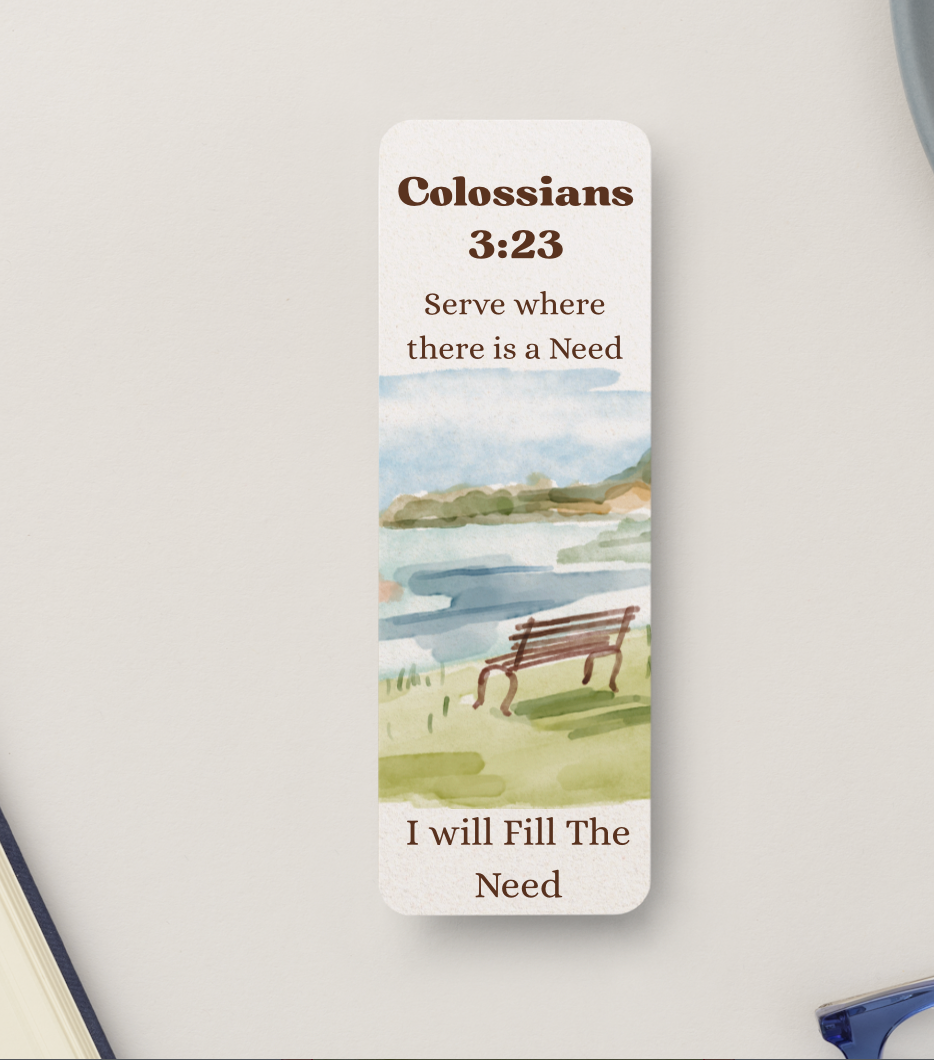 Serve The Need Bookmark